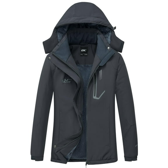 Diamond Candy Women's Winter Ski Jacket Hooded Windproof Warm Jackets Snow Waterproof Rain Coat