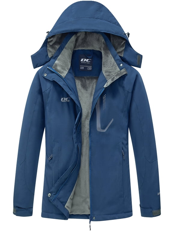 Diamond Candy Women's Winter Ski Jacket Hooded Windproof Warm Jackets Snow Waterproof Rain Coat