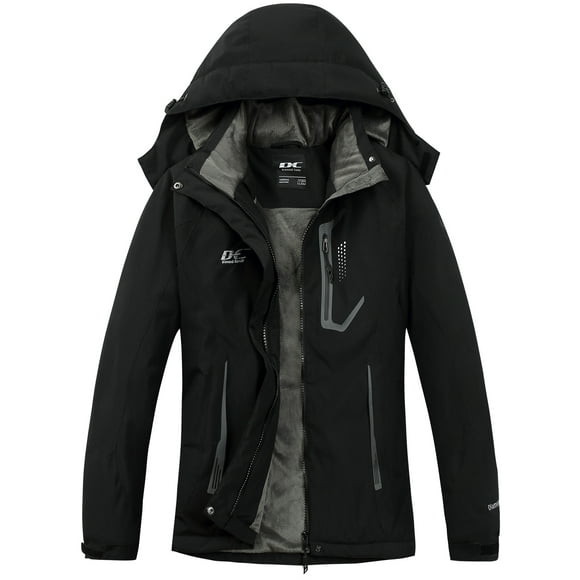 Diamond Candy Women's Winter Ski Jacket Hooded Windproof Warm Jackets Snow Waterproof Rain Coat