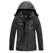 Diamond Candy Women's Waterproof Rain Jacket with Hood Windproof Raincoat Lightweight Lined Jacket for Outdoor hiking