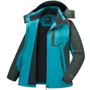 DC Diamond Candy Womens Rain Jacket Waterproof Coat with Hood Windproof Lightweight Hiking Jackets