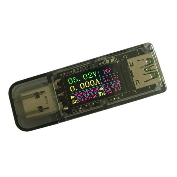 DC Digital 30v 5A USB Tester Voltage Current Power Capacity Meter QC 2.0 3.0 FCP AFC DCP Detector Power Bank Charger Indicator ,Live Data