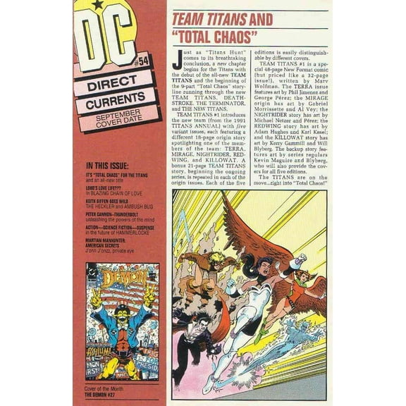 DC Direct Currents #54 VF ; DC Comic Book
