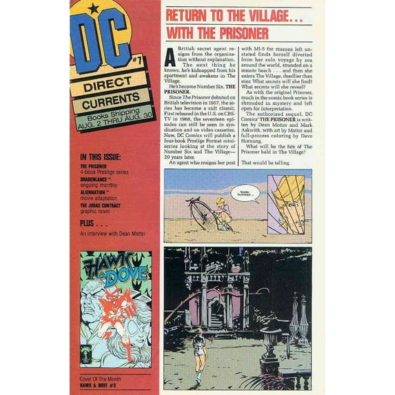 DC Direct Currents #7 VF ; DC Comic Book