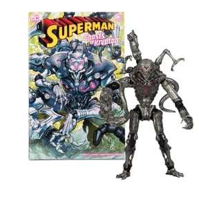 DC Direct DC Comics Brainiac Collectible Action Figure, Plastic Multicolor, 0.5 lb