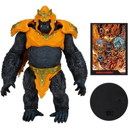 DC Direct Gorilla Grodd The Flash Adult Action Figures, 9 in Multicolor, 2.45 lb