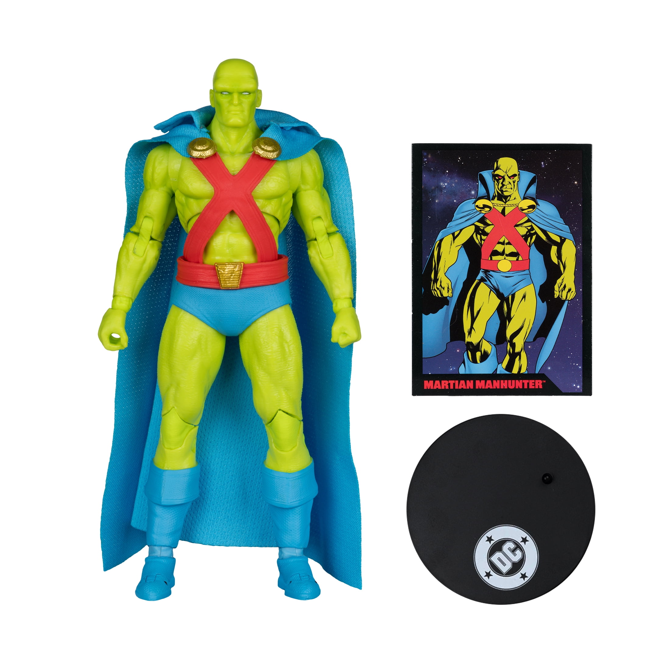 DC 7in Action Figure with Comic - Martian Manhunter - McFarlane Toys