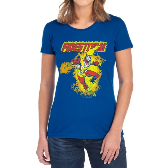 DC Firestorm Women's T Shirt, Royal, Small