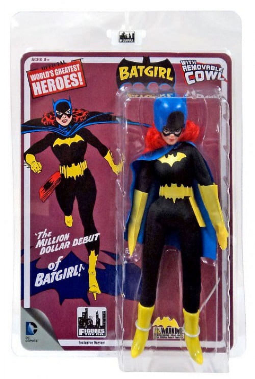 DC First Appearances Series 1 Batgirl Action Figure (Removable Cowl)