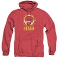 thumbnail image 1 of DC Flash Flash Chibi Adult Heather Hoodie Sweatshirt Red, 1 of 1