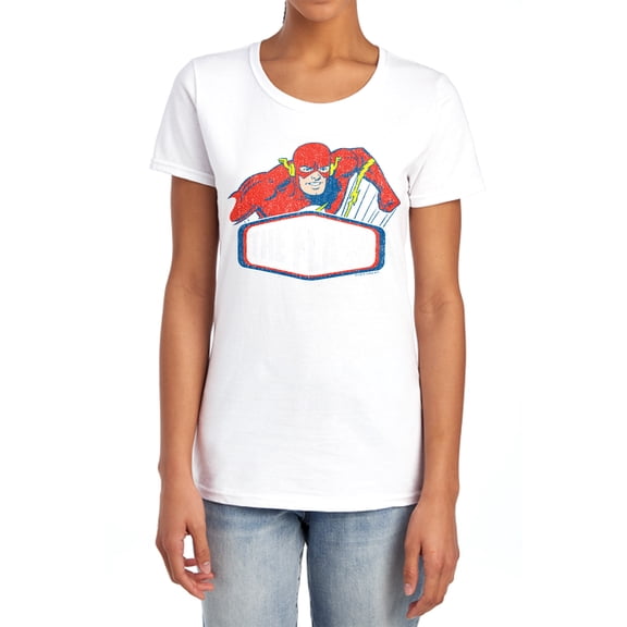 DC Flash Flash Sign Women's T Shirt, White, Small