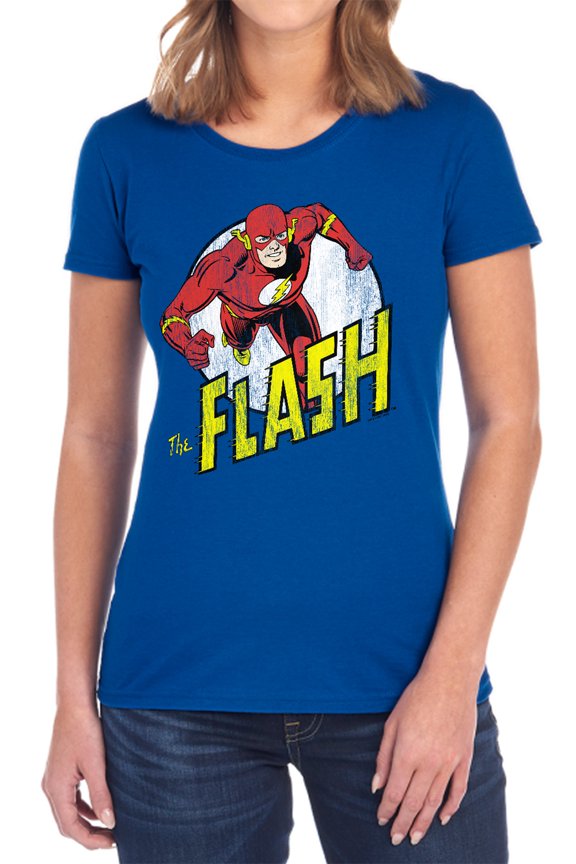 DC Flash Run Flash Run Women's T Shirt, Royal, Small
