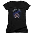 thumbnail image 1 of DC Flash Run The Lightning Junior Women's T-Shirt V-Neck Black, 1 of 1