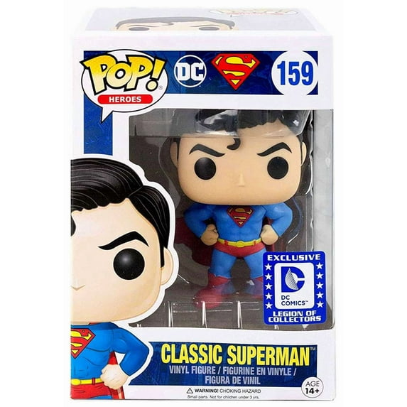 DC Funko POP! Heroes Classic Superman Vinyl Figure