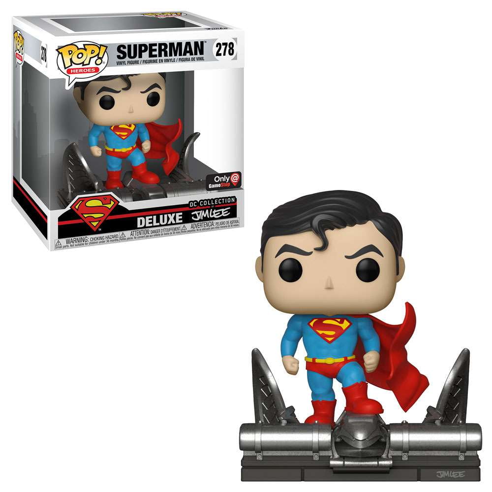 DC Funko POP! Heroes Superman Deluxe Vinyl Figure - Walmart.com DC Funko POP! Heroes Superman Deluxe Vinyl Figure - Walmart.com