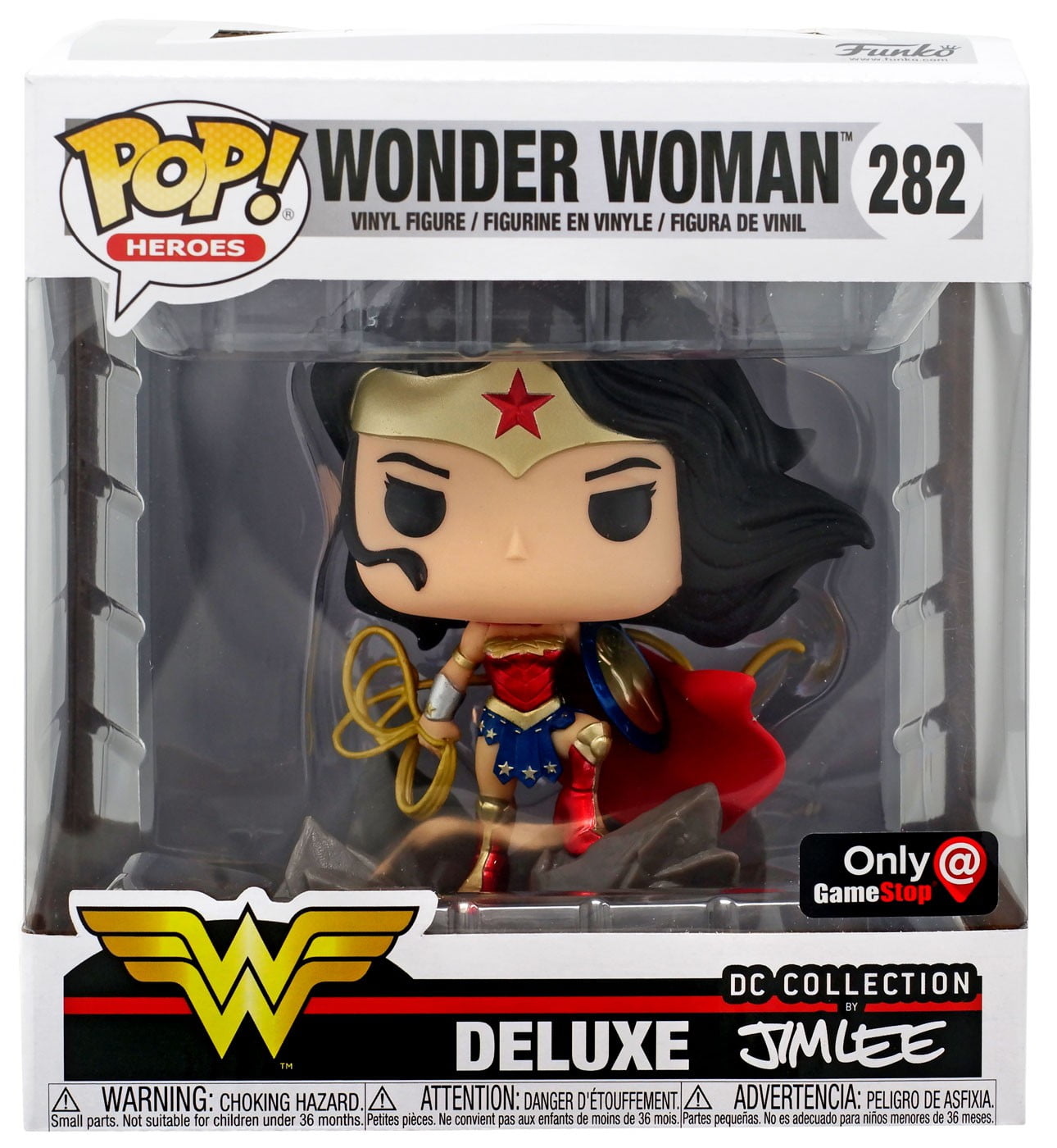 DC Funko POP! Heroes Wonder Woman Deluxe Vinyl Figure