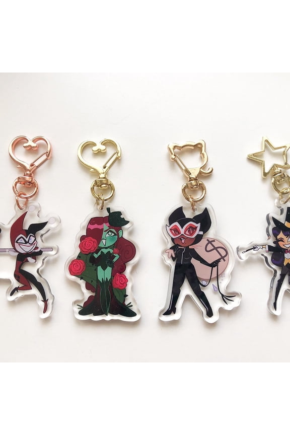 DC GOTHAM GIRLS Charms (1 keychain)