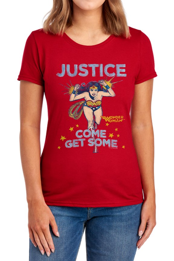 DC Get Some Women's T Shirt, Red, Large