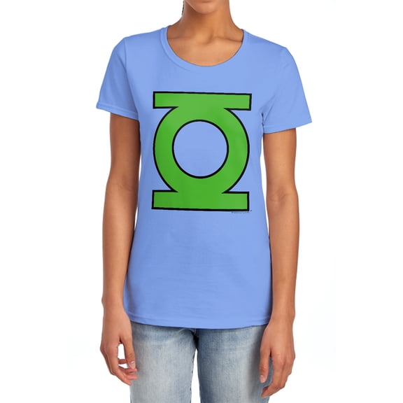 DC Gl Emblem Women's T Shirt, Carolina Blue, Large