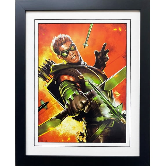 DC "Green Arrow Vol 5 #1" CUSTOM FRAMED Matted Comic Book Poster Generic