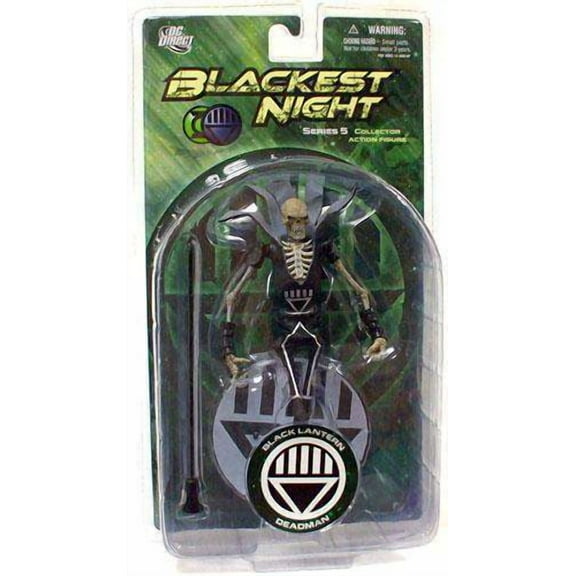 DC Green Lantern Blackest Night Series 5 Black Lantern Deadman Action Figure