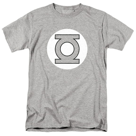 DC Green Lantern Logo Unisex Adult T Shirt, Athletic Heather, 5X-Large