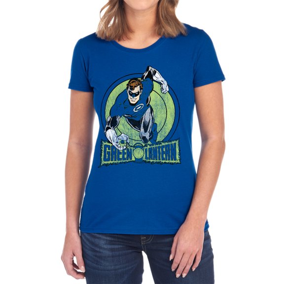 DC Green Lantern Women's T Shirt, Royal, X-Large