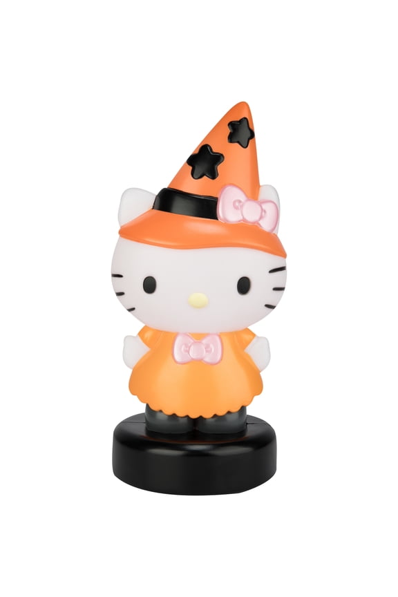 Halloween Blow Mold Decor Hello Kitty in Orange Costume Sanrio 12.00 in x 5.51 in x 5.31 in .55 lb