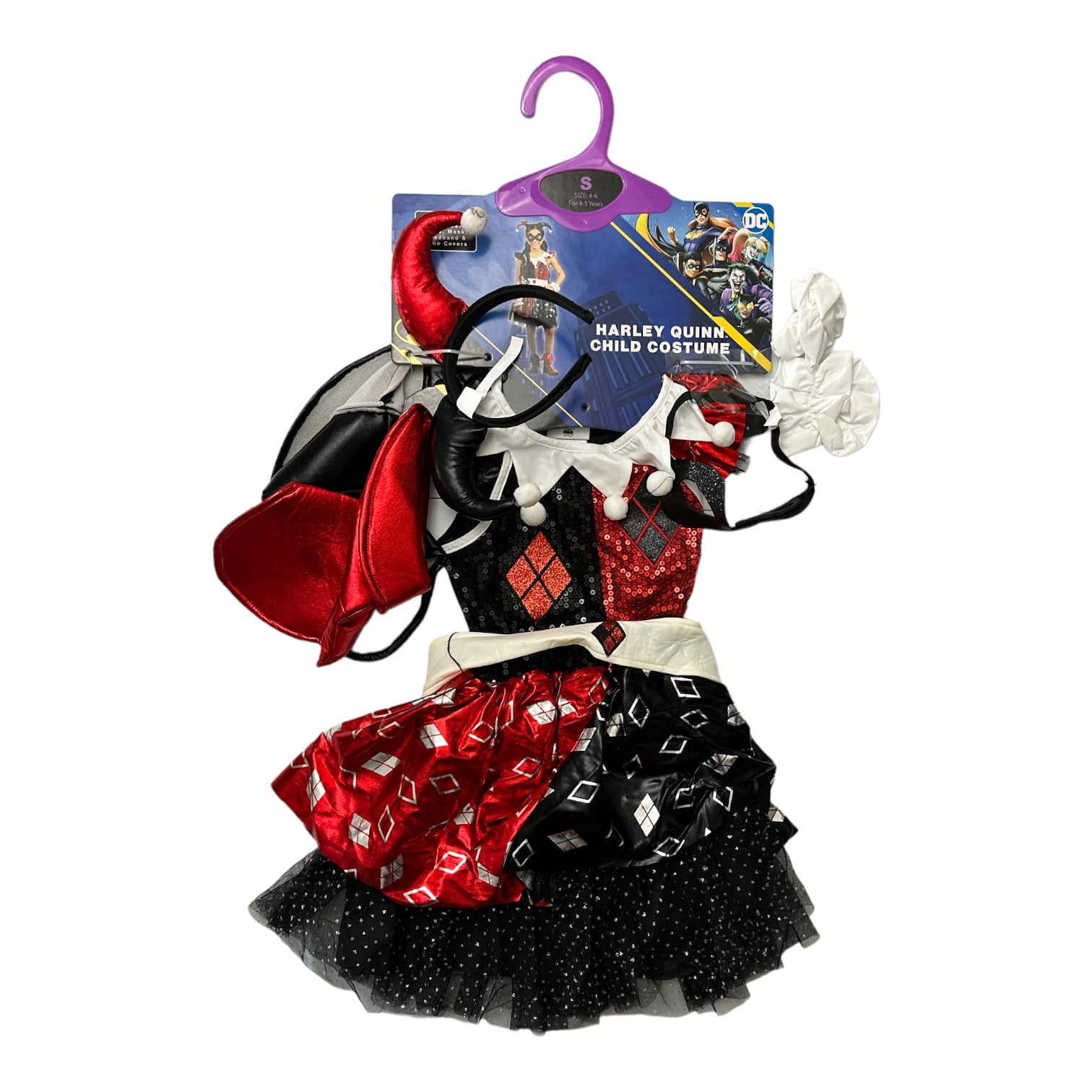 TODDLER HARLEY QUINN TUTU COSTUME