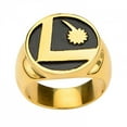 thumbnail image 1 of DC Legion Of Superheroes Logo Stainless Steel Ring-Size 10, 1 of 3