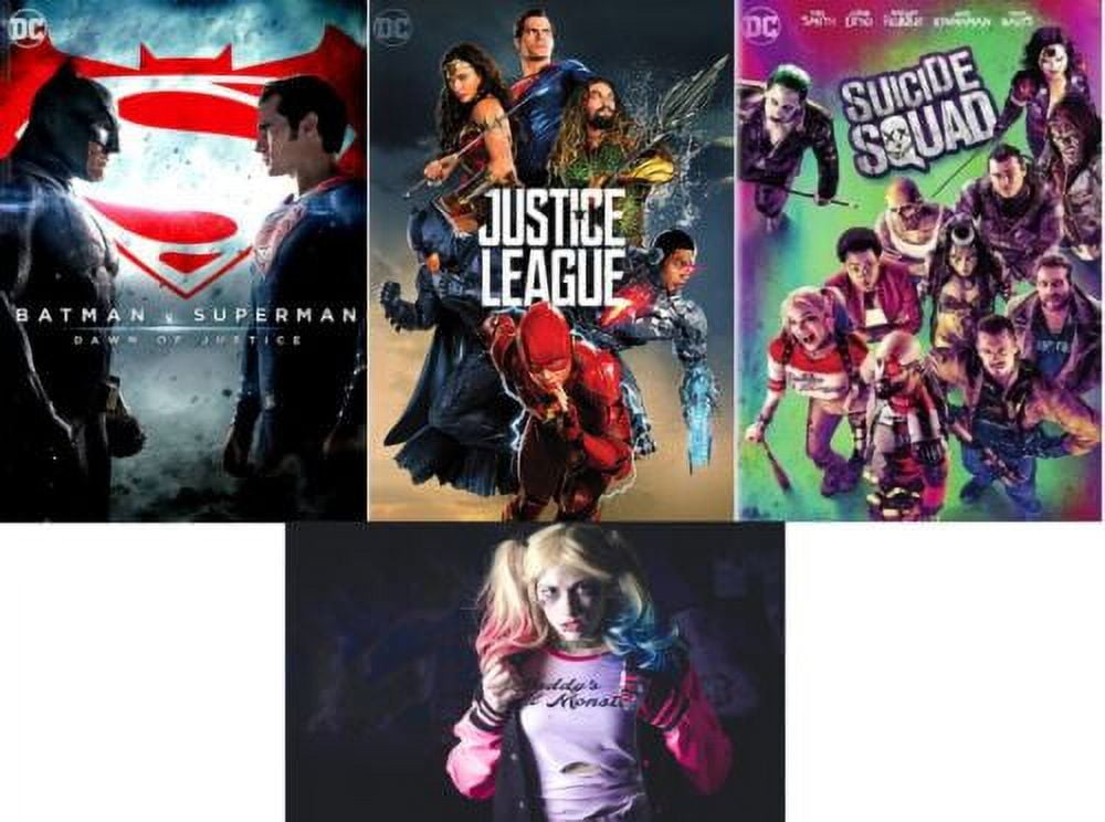 DC Heroes Triple Feature Batman v Superman, Justice League, Suicide