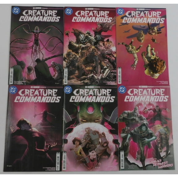DC Horror Presents Creature Commandos #1-6 VF/NM complete series Dastmalchian (2024) ; DC