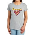 thumbnail image 1 of DC Im A Supergirl Women's T Shirt, Athletic Heather, Medium, 1 of 6