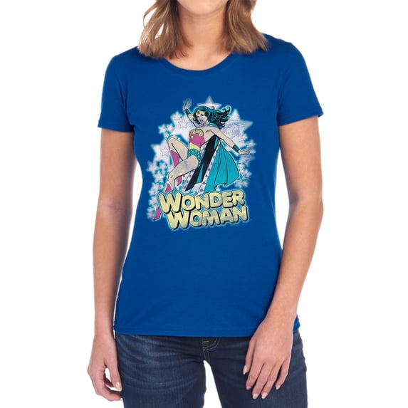 DC Im Wonder Woman Women's T Shirt, Royal, Medium