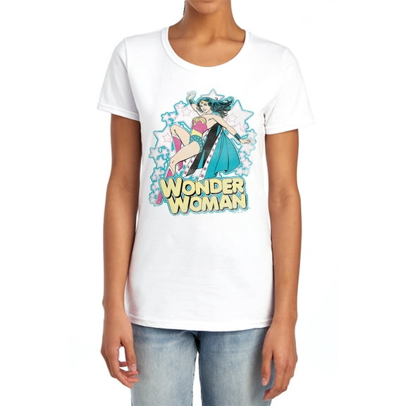 DC Im Wonder Woman Women's T Shirt, White, Large