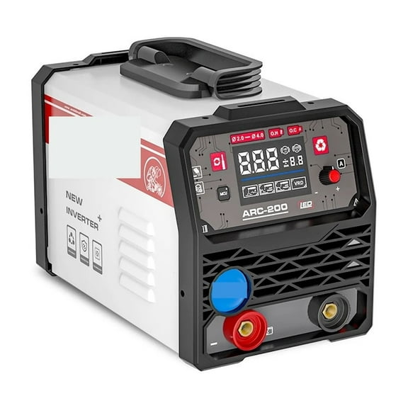 DC Inverter ARC Welder 200 Amp IGBT Stick MMA Welding Machine For Home Beginner LED Display ,Versatile Welding Capabilities