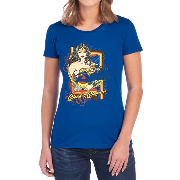 DC Invisible Jet Women's T Shirt, Royal, Small