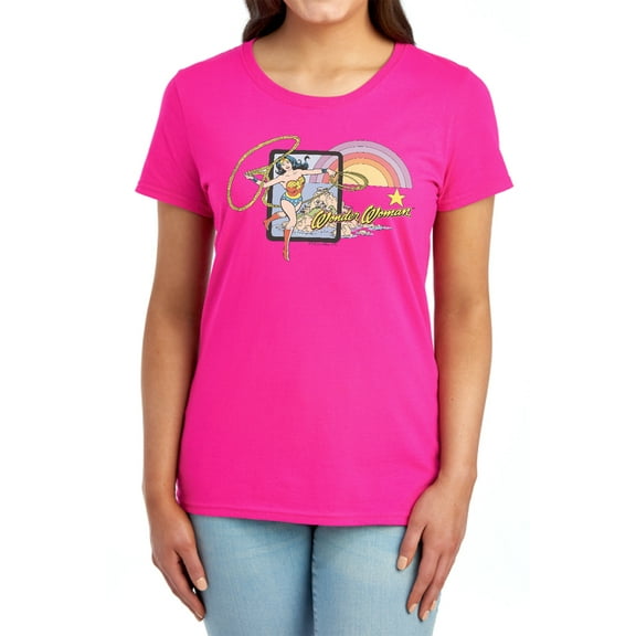 DC Island Princess Women's T Shirt, Hot Pink, Medium