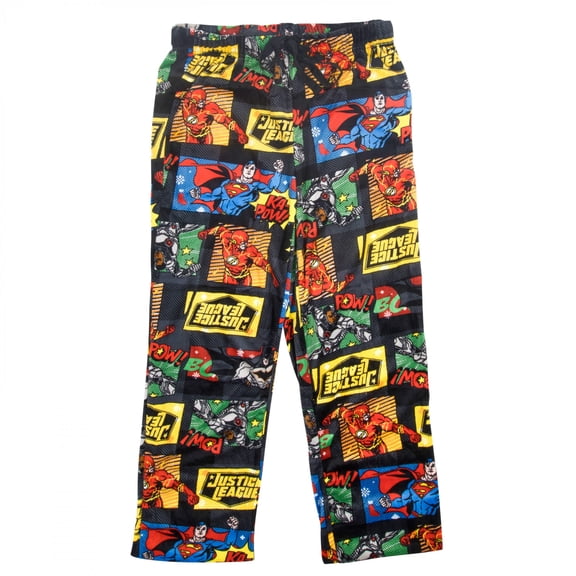 DC Justice League Holiday Pannels Men's Sleep Pants-Medium