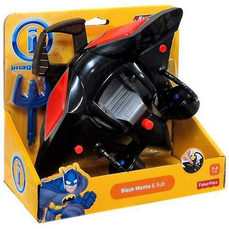 DC Justice League Imaginext Fisher-Price Black Manta & Sub Figure Toy Set