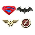 thumbnail image 1 of DC Justice League Logos Enamel Collector Pins | Set of 4, 1 of 3