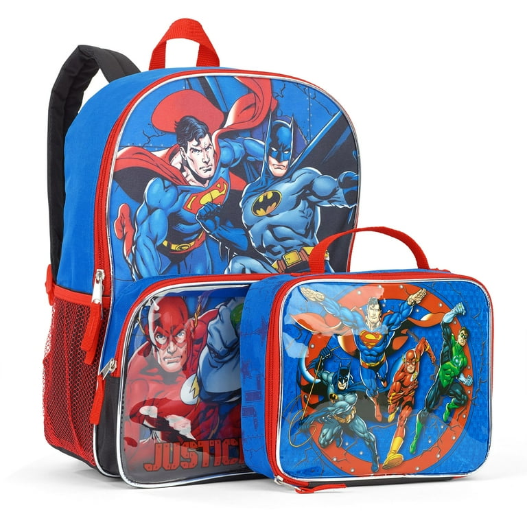 Superman backpack cheap and lunchbox