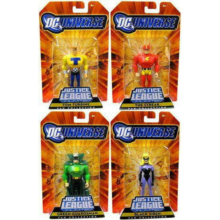 DC Justice League Unlimited Justice Guild Set of 4 Action Figures