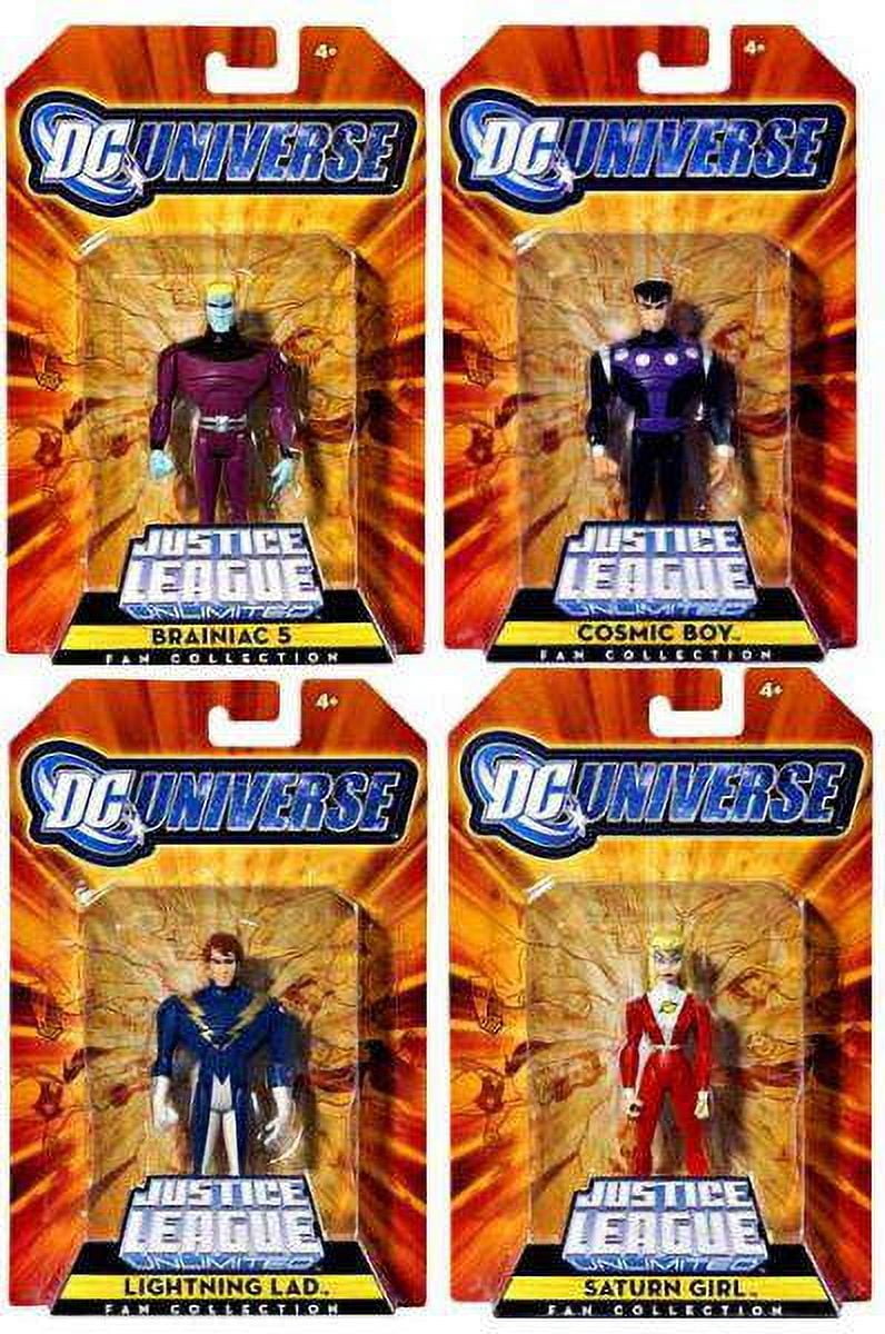 DC Justice League Unlimited Legion of Super Heroes Set of 4 Action