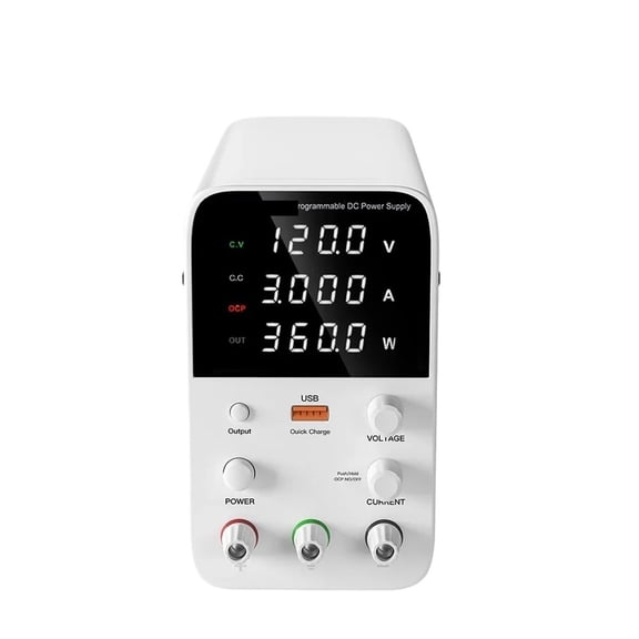 DC Lab Power Supply Adjustable DC Power Supply Regulator Switching Power Supply Bench Power Supply ,Stable Output