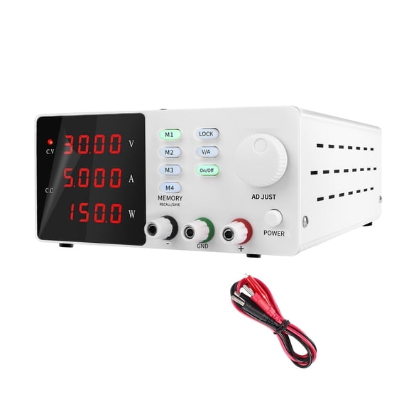 DC Lab Power Supply Adjustable Voltage 30V 5A Fine Adjustment Laboratory Regulated Switching Bench Source DIY ,Voltage Consistency