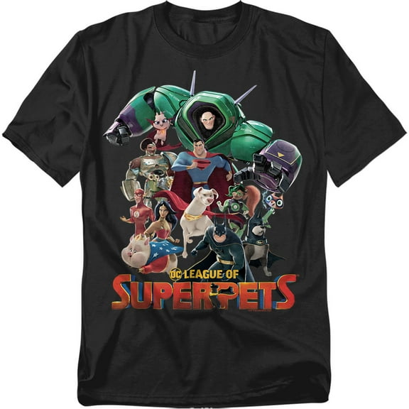 DC League Of Super Pets T-Shirt Super Pet Pile Unisex Graphic Tee for Men & Women