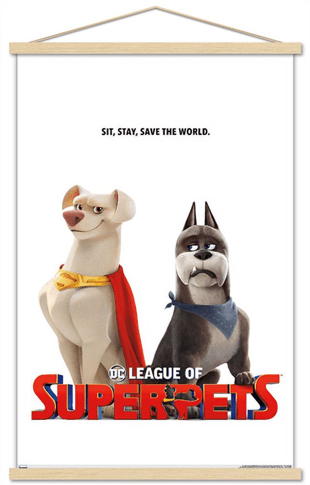 DC League of Super-Pets - Krypto and Ace Wall Poster with Magnetic Frame, 22.375" x 34"