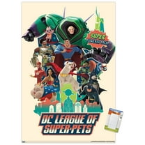 DC League of Super-Pets - Partners Wall Poster, 14.725" x 22.375"