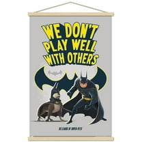 DC League of Super-Pets - We Don't Play Well With Others Wall Poster with Magnetic Frame, 22.375" x 34"